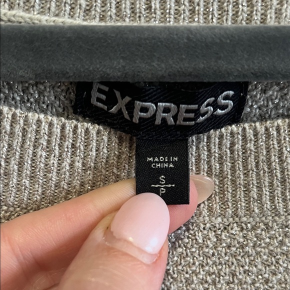 Express Beige Women's Tunic Top - Picture 2 of 6